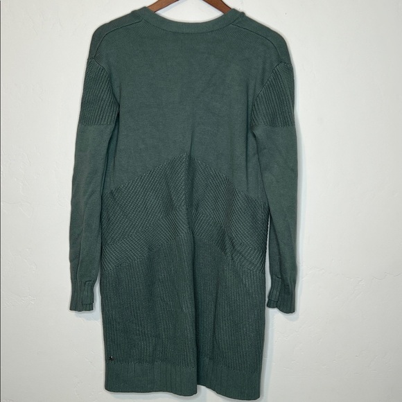 Lululemon Sincerely Yours Open Front Cardigan Sweater Tidewater Teal L / XL - Picture 5 of 6